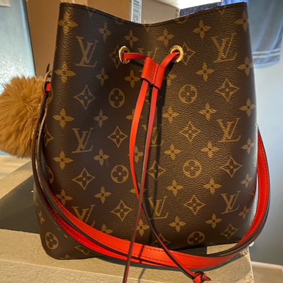 Louis Vuitton Handbags - LOUIS VUITTON RED MONOGRAM CANVAS NEO NOÉ